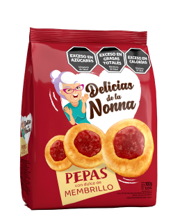Gelletitas La Nonna Pepas Membrillo 500Gr
