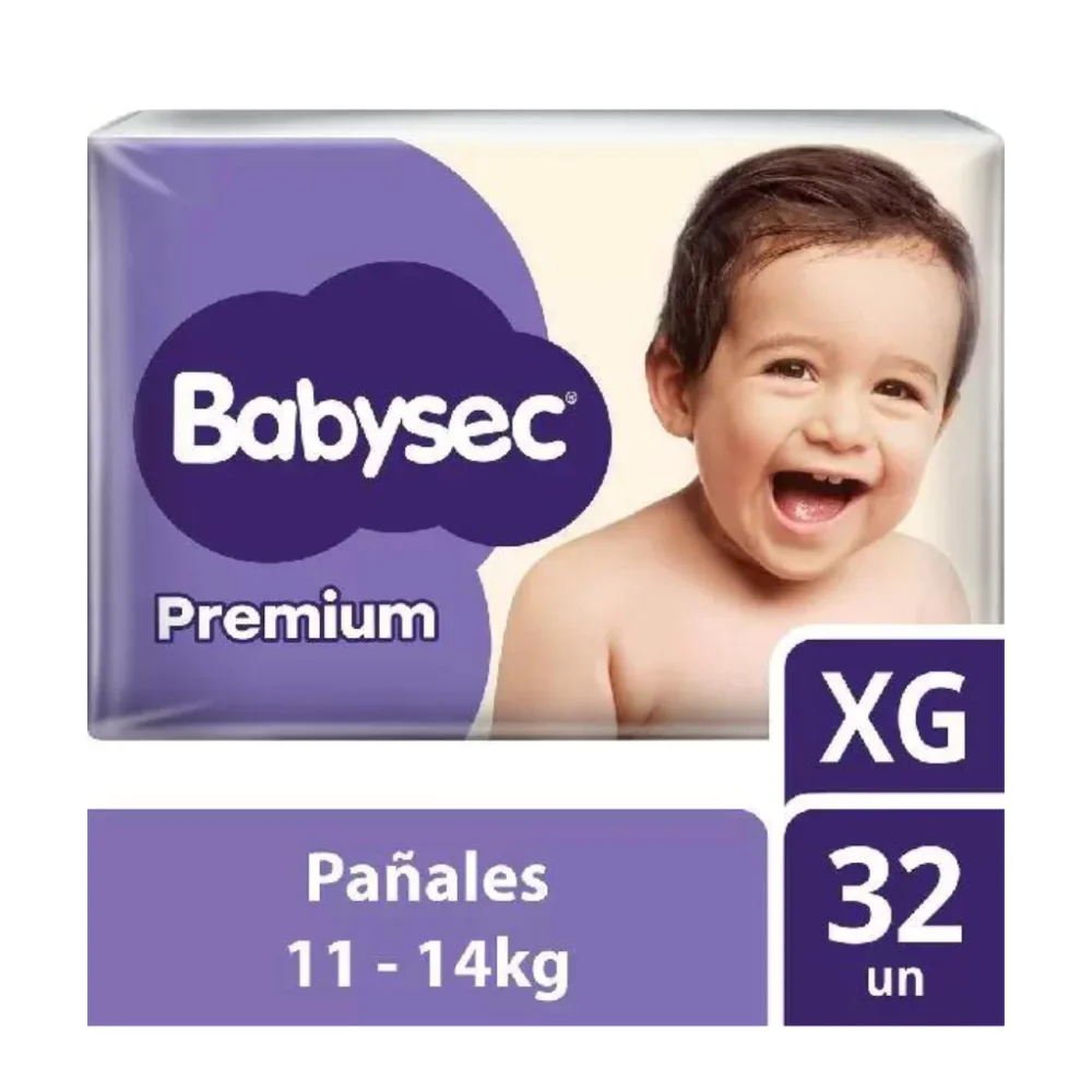 Panal Babysec Premium XG 32Uni