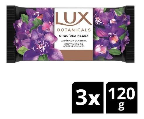 Jabon Lux Botan. Orquidea Negra 3X1