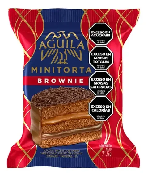 Alfajor Aguila Minitorta Brownie Triple x 71,5gr