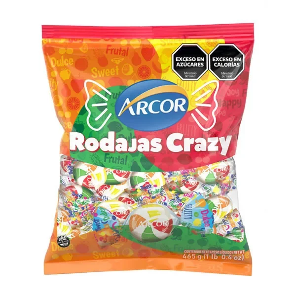 Arcor Rodajas Crazy 465Gr.