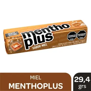 Caramelos Menthoplus sabor Miel x 29,4gr