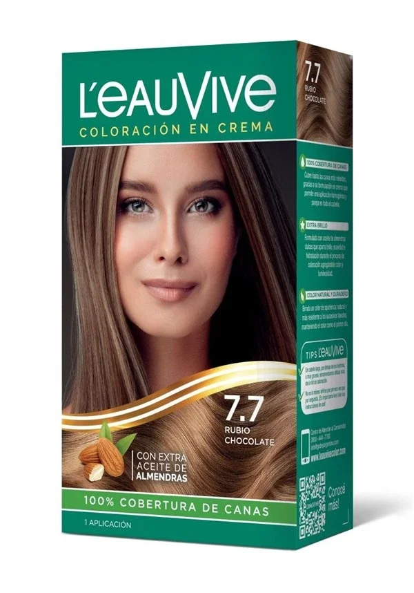 Tintura Leauvive N 7.7 Rubio Chocolate