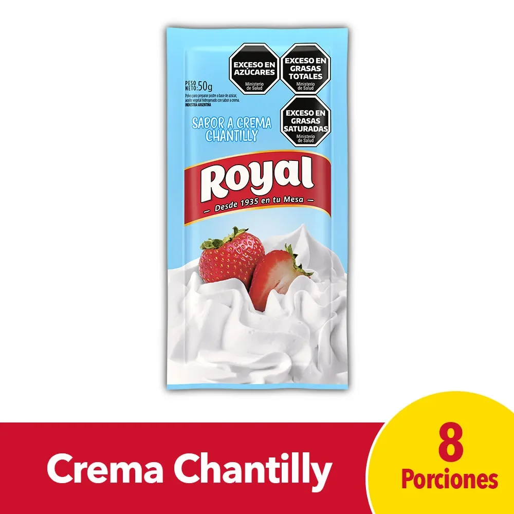 Chantilly En Polvo Royal 50Gr