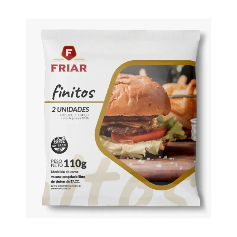 Hamburguesas Finitas Friar 110Gr