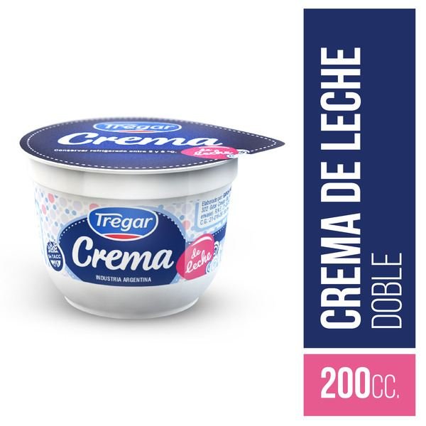 Crema De Leche Tregar 200Cc
