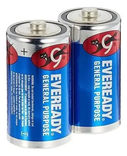 Pilas Grandes Eveready X2