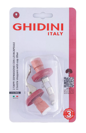 Set 2 Tapones De Botella Con Levantador De Tapa Ghidi 1.0