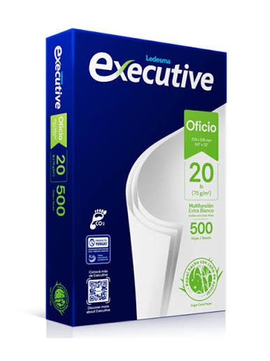 RESMA DE HOJAS BLANCAS EXECUTIVE TAM OFICIO - 500H