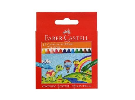 CRAYOLAS DELGADAS FABER CASTELL 12UNID
