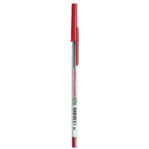 BOLIGRAFO COMPACTOR 07 TINTA ROJA