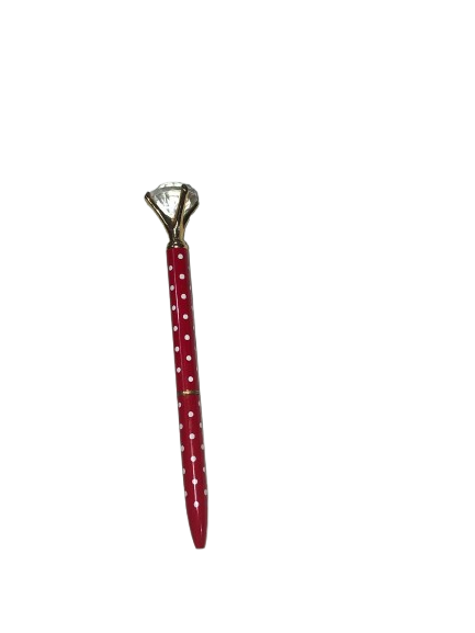 BOLIGRAFO DIAMANTE ROJO - AZUL