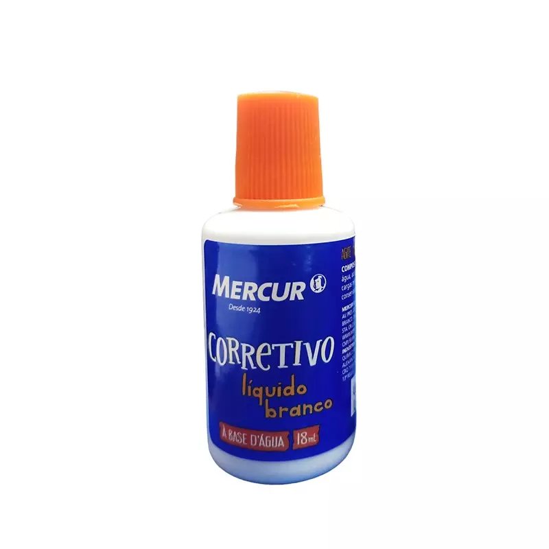 CORRECTOR LIQUIDO MERCUR - 18ML