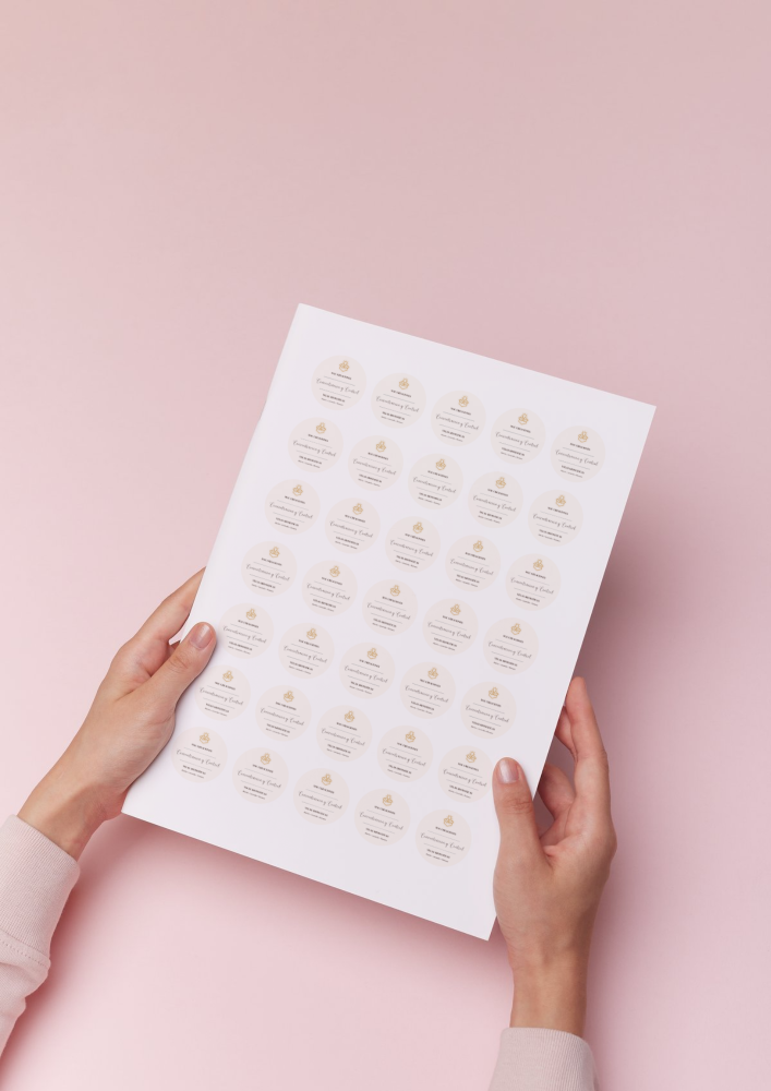 PLANCHA DE STICKERS 2.5CM - 35UNID.