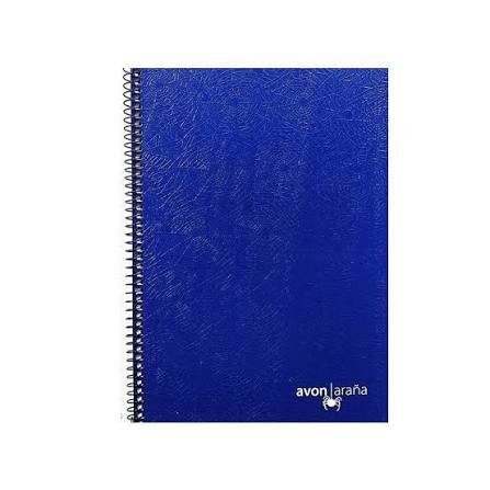 CUADERNO UNIVERSITARIO AVON ARAÑA AZUL 1RAYA - 96H