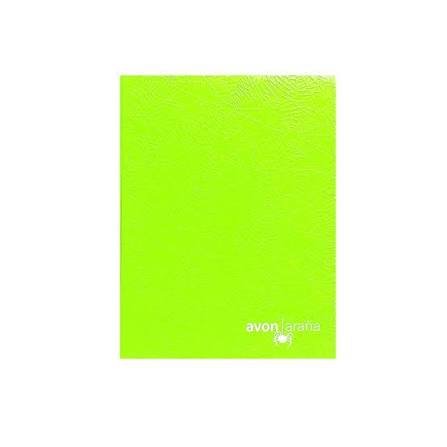CUADERNO VERDE LIMON DOBLE RAYA AVON ARAÑA - 48H