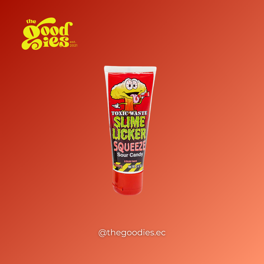 Slime Licker Squeeze Sour Candy Cherry