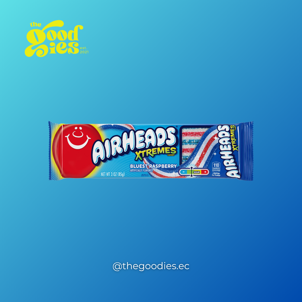 Airheads Xtreme Bluest Raspberry 85 gr.