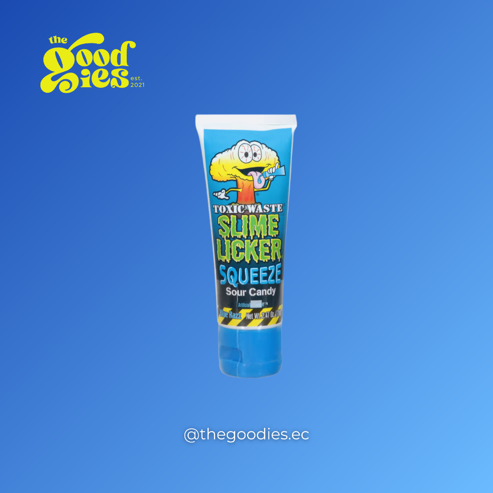 Slime Licker Squeeze Sour Candy Blue Razz