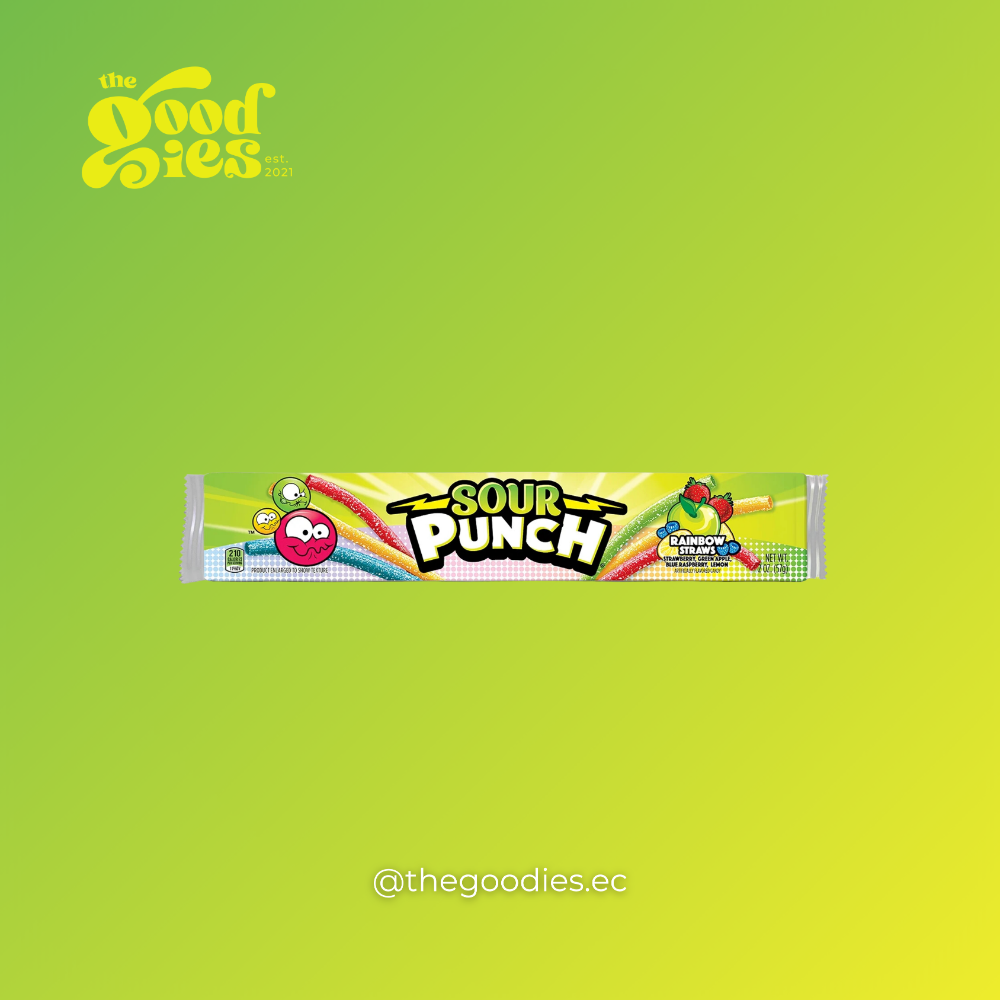Sour Punch Rainbow Straws