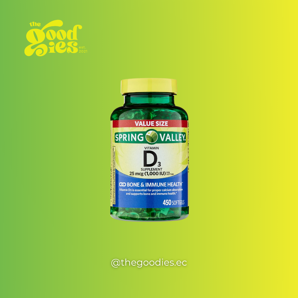 Spring Valley D3 25 mcg 450