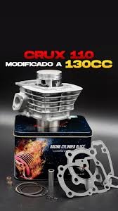 KIT DE CILINDRO CON EMPAQUES Y SELLOS YAMAHA CRUX-110 REV (110 A 130CC) (E1F5)