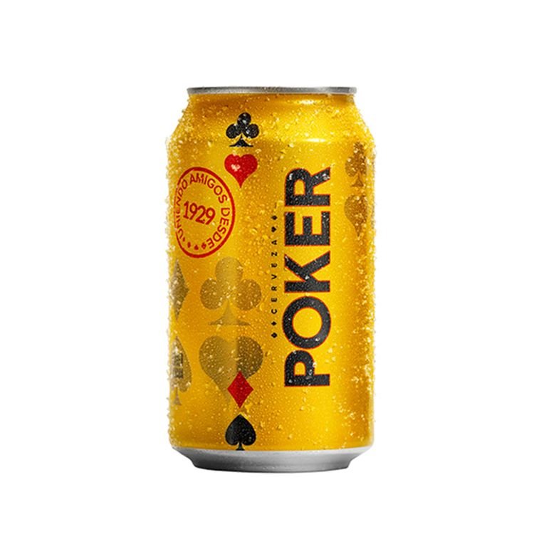 Cerveza Poker lata