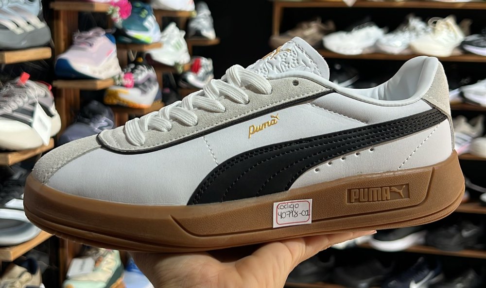 Puma Club Clasica Blanca/ Negro Unisex