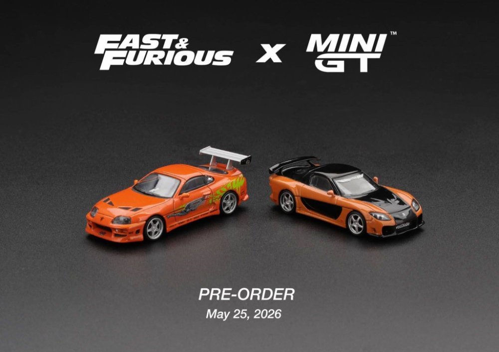 (Pre-orden) Set Mini GT x Fast & Furious