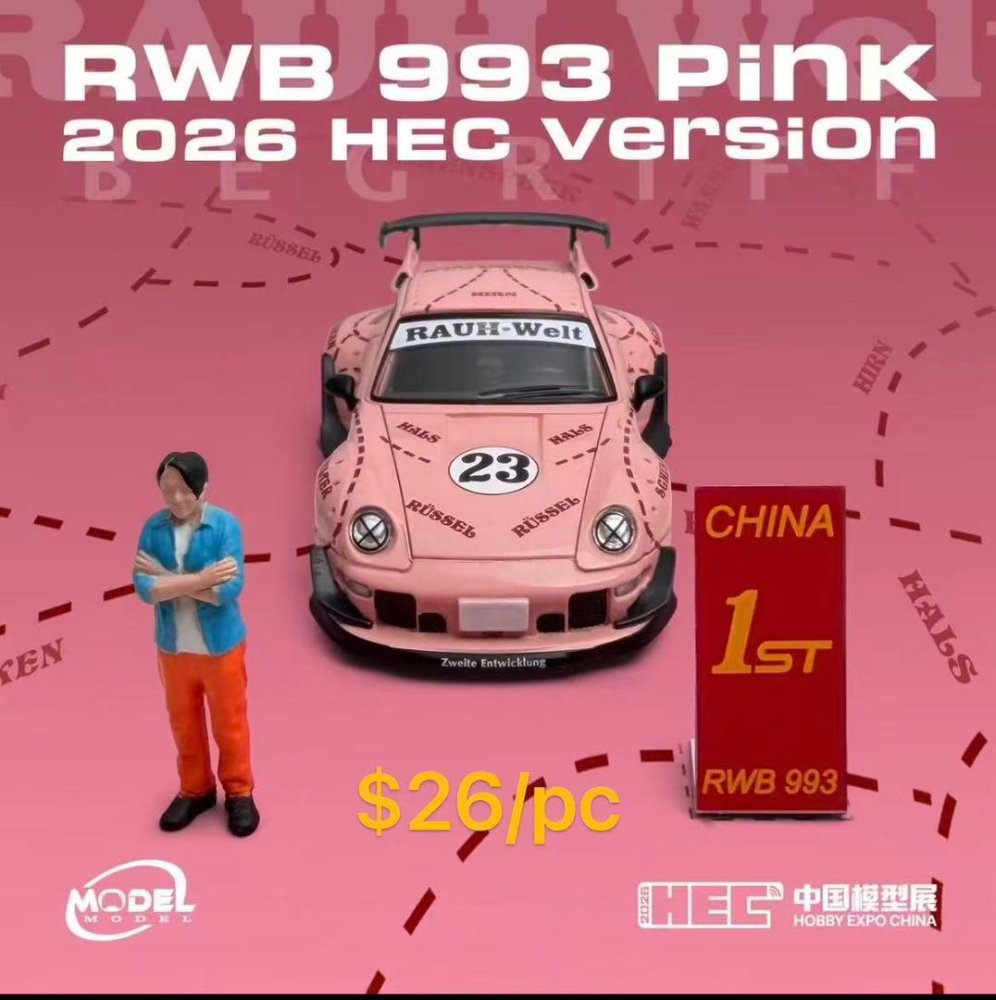 RWB 993 Pink HEC 2026