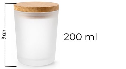 Opalizado 200ml con Tapa Bambu