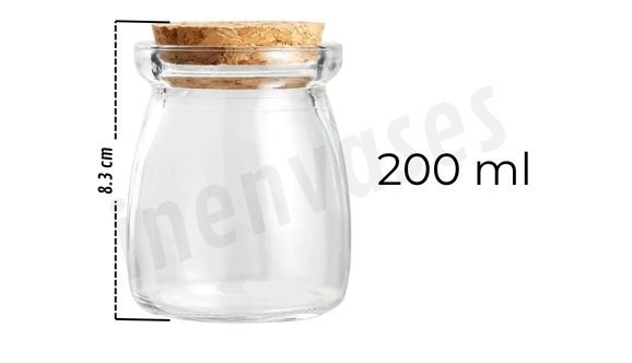 Pudin 200ml con Corcho