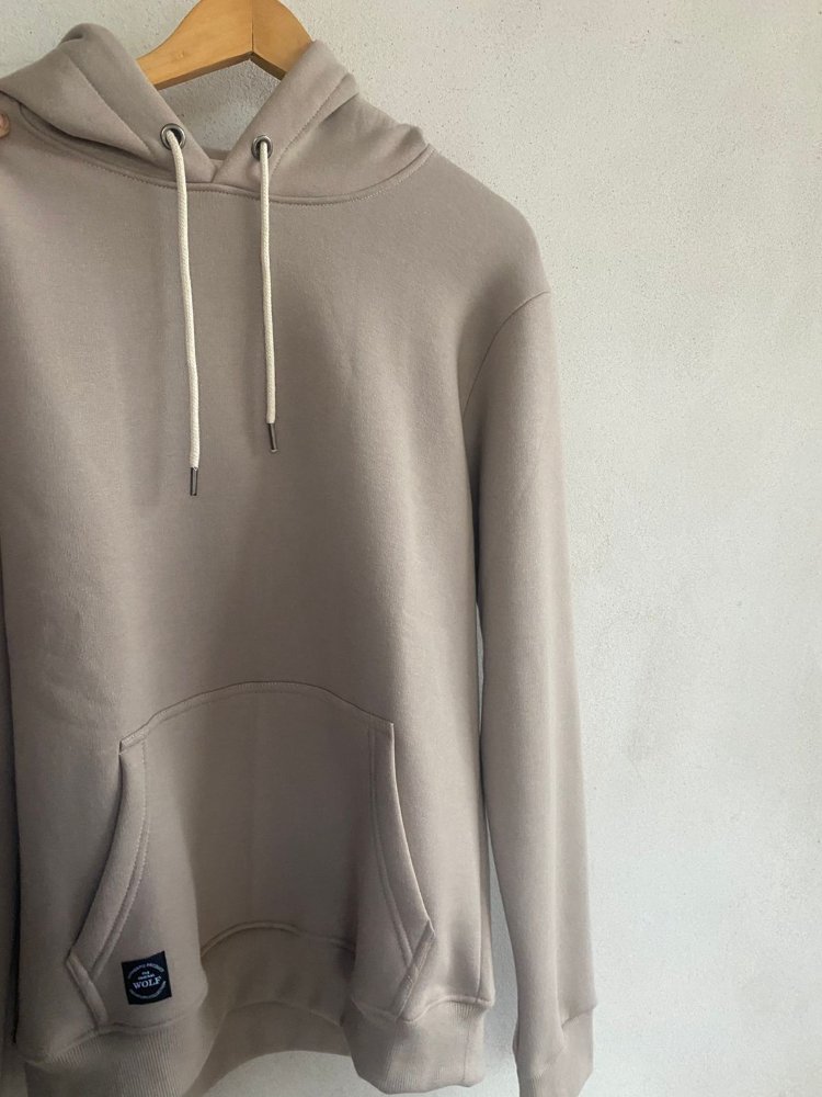 Buzo liso beige