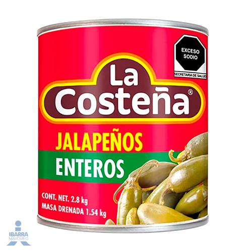 Jalapeños la costeña de 220g