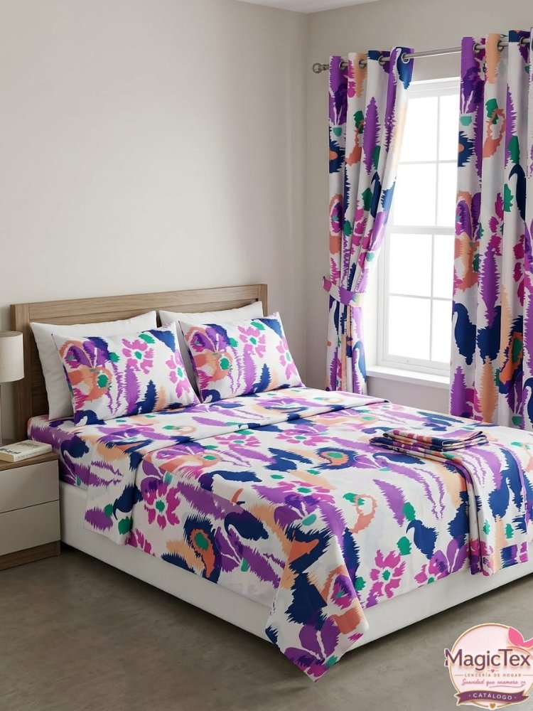 SABANA + CORTINAS DOBLE