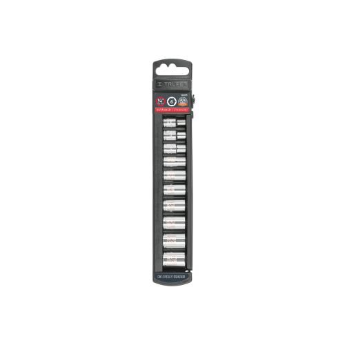 Juego de 10 dados cuadro 1/4 std Truper