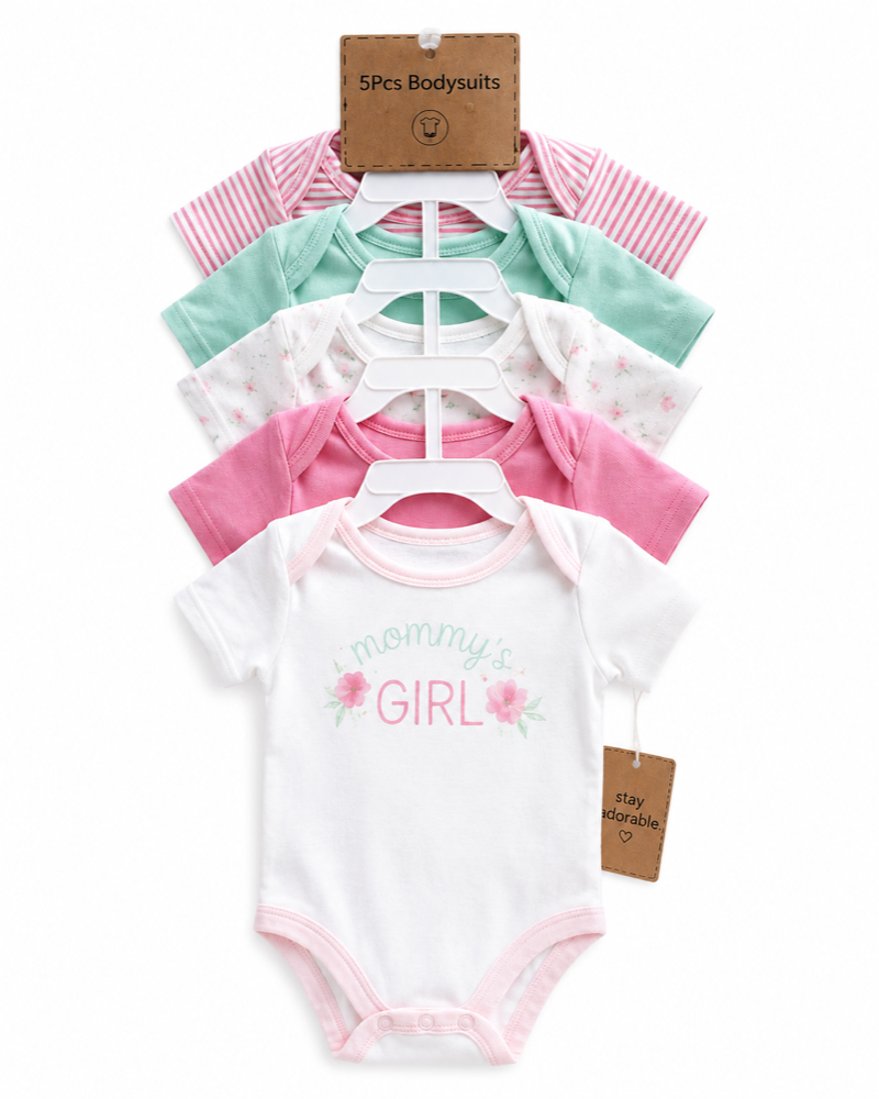 Set de 5 bodas mommy 0-3meses