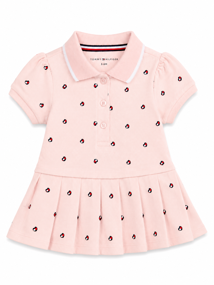 Vestido rosado Tommy hilfiger 3-6 meses