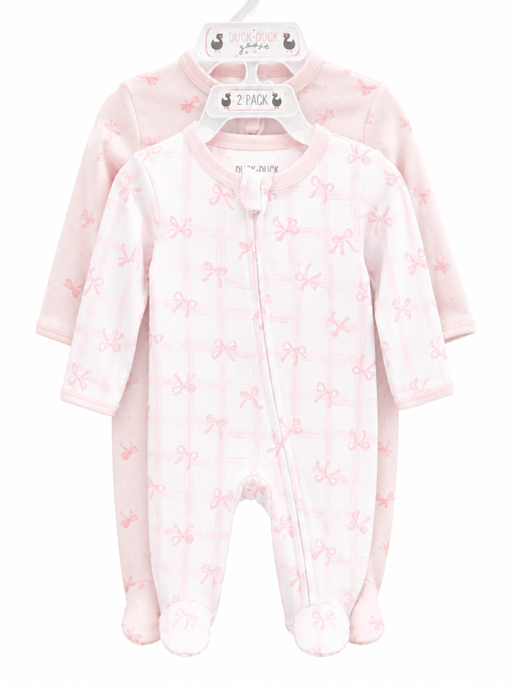 Set de 2 coquetee rosa  0-3 meses