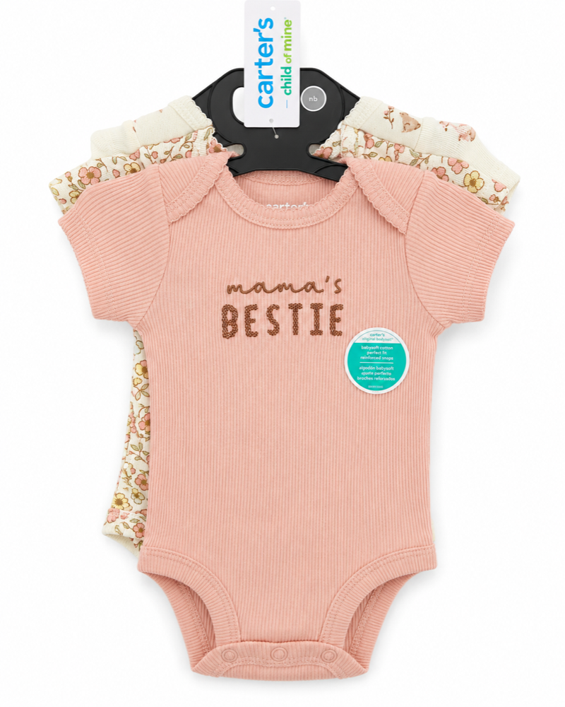 Set de 3 bodys mamas bestias NB
