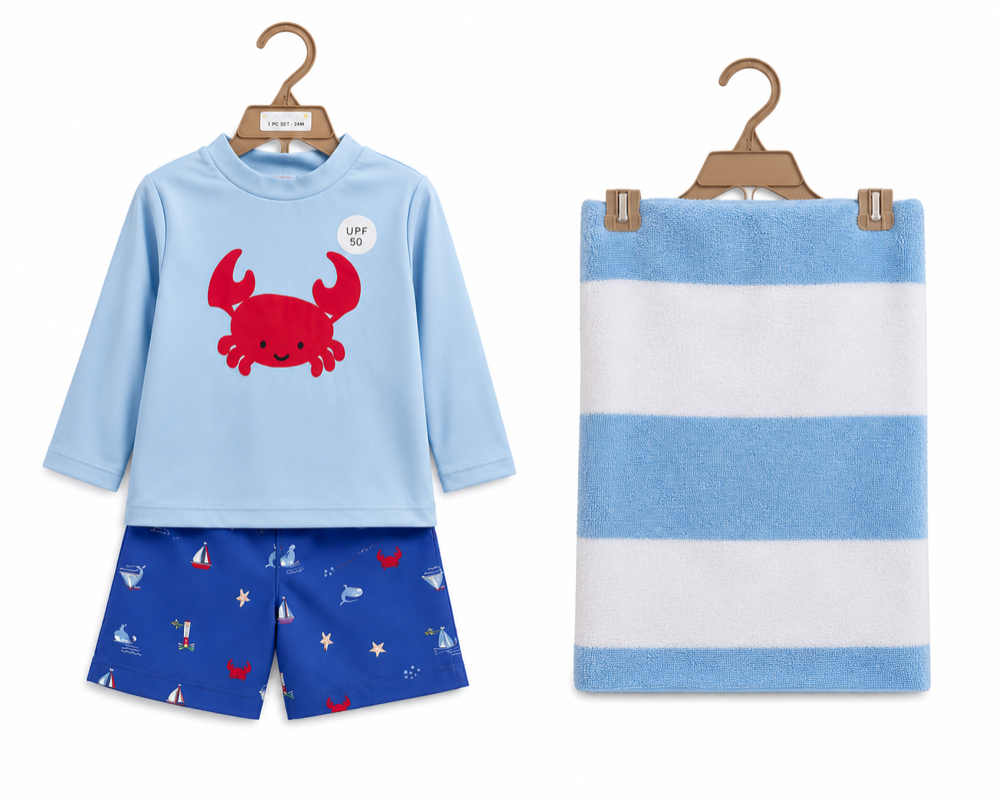 Traje de baño de cangrejo 24 meses