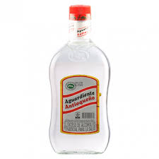 Botella de Aguardiente Antioqueño Roja