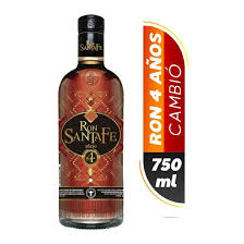 Botella de Ron Santa Fe