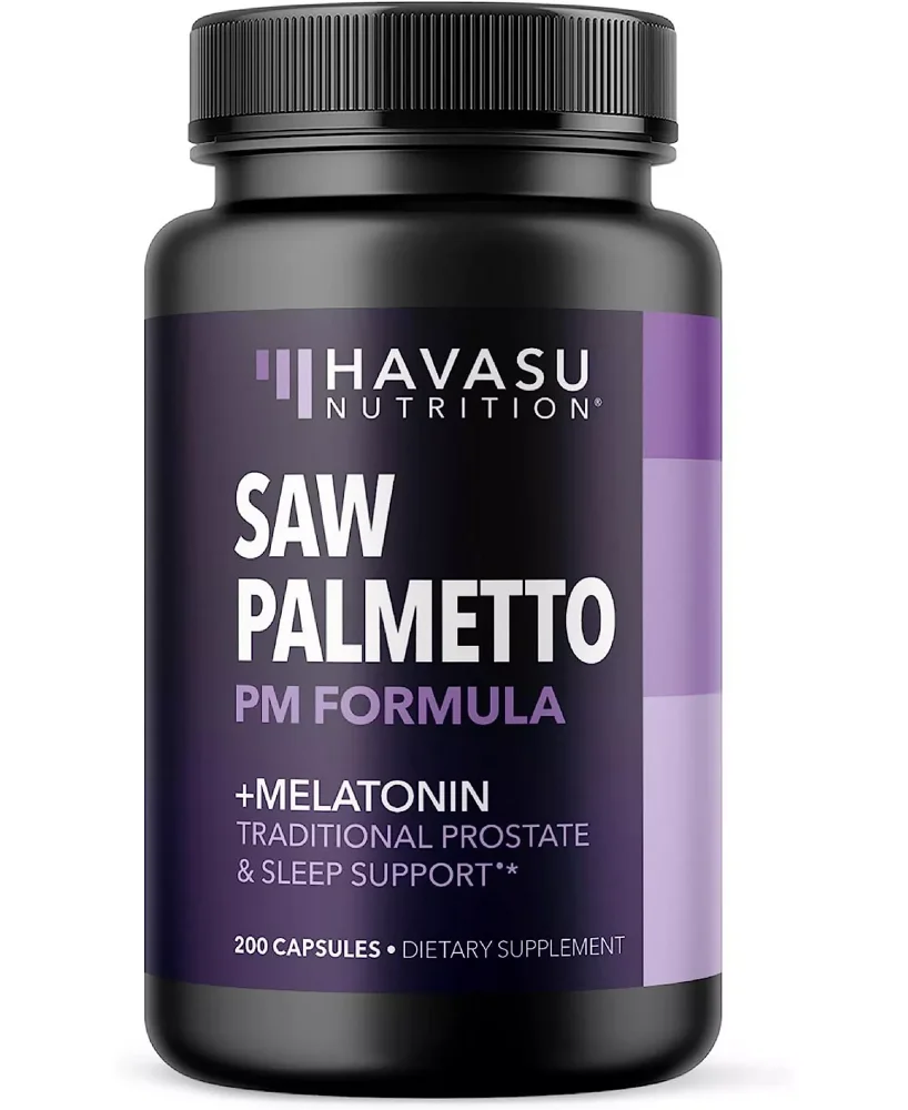 PALMITO SALVAJE + MELATONINA FRASCO X 200 CÁPSULAS HAVASU NUTRITION