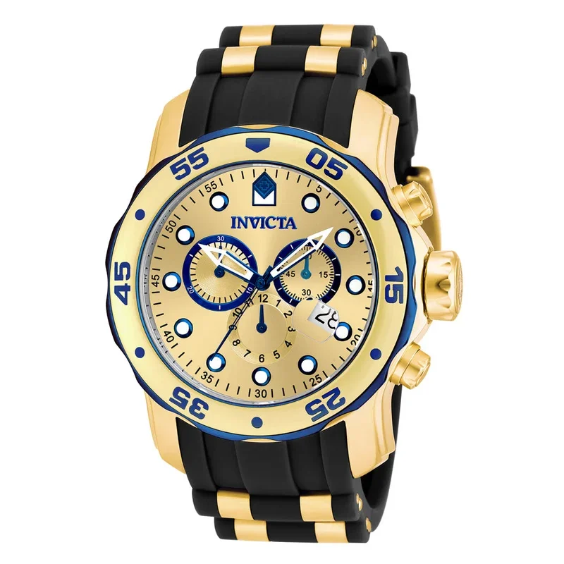 Pro Diver SCUBA Men's Watch - 48mm, Gold, Black (17887)