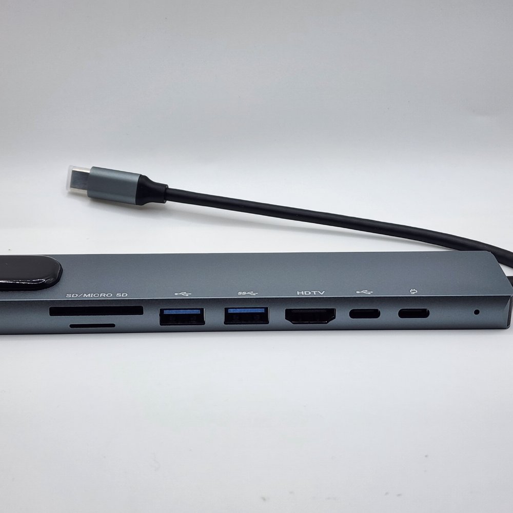Hub USB-C 8 en 1 Multifunción