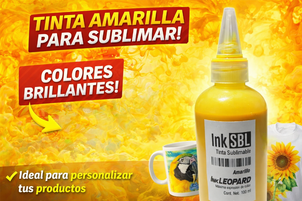 Tinta Sublimable Amarilla