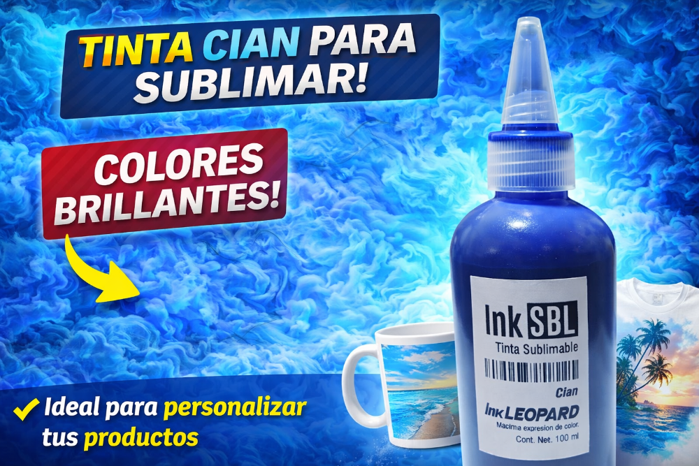 Tinta Sublimable Cyan