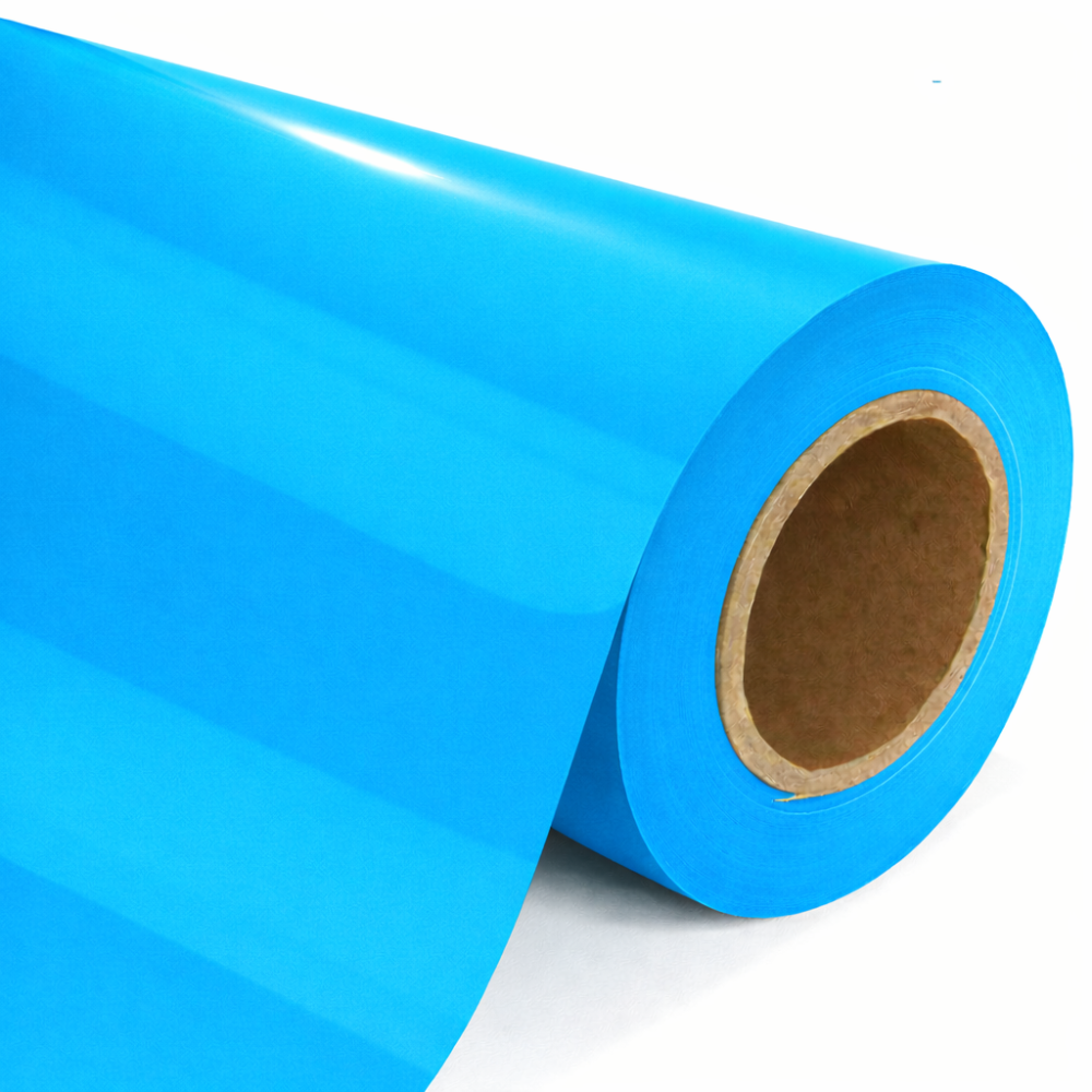 Vinil Textil Azul Fluo Básico