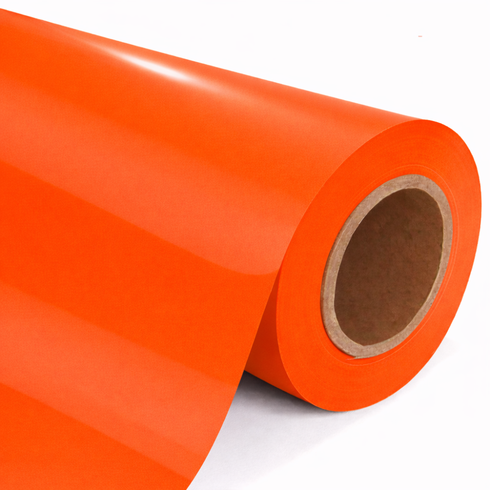 Vinil Textil Naranja Fluo Basico